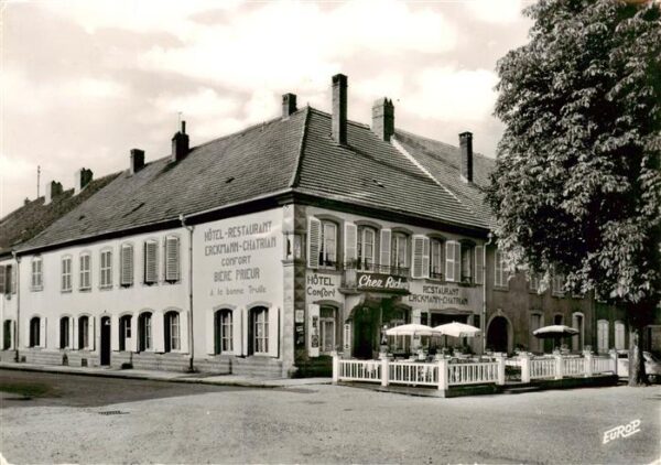 Phalsbourg Pfalzburg 57 Moselle Hotel Restaurant Erckmann Chatrian Chez