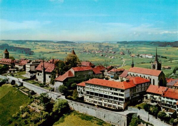 Romont  FR Fliegeraufnahme