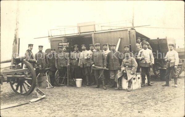 Militaria WK1 Armee Brüchentrain Bau Weltkrieg 1