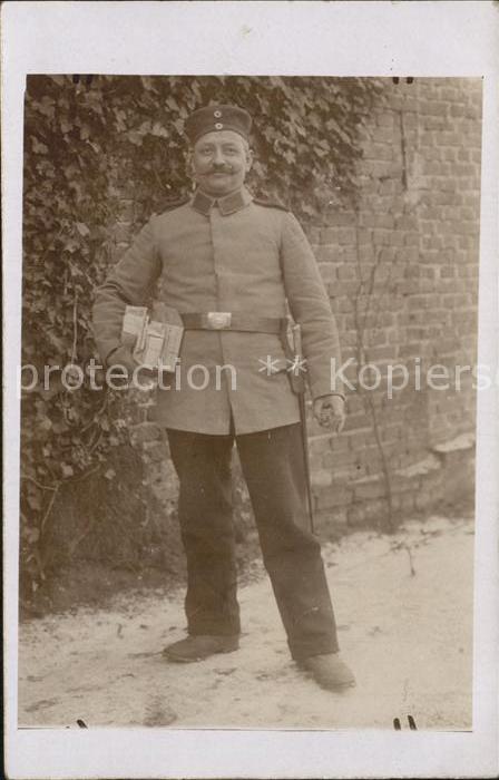 Militaria WK1 Portrait