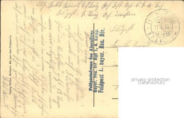 Militaria Frankreich Weltkrieg 1 soldatenfriedhof – Bild 2