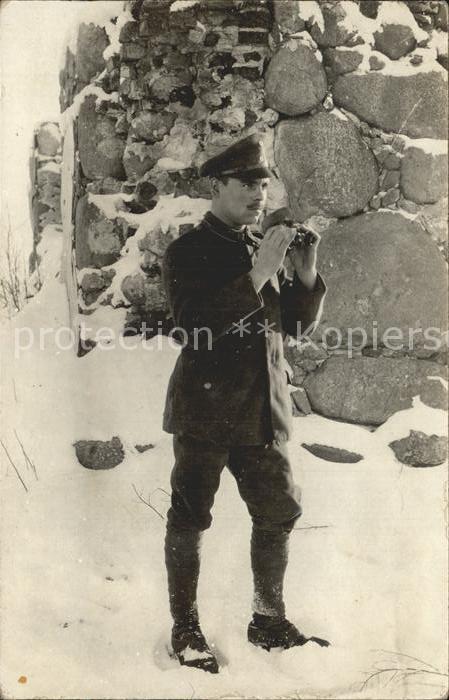 Militaria WK1 soldat feldstecher
