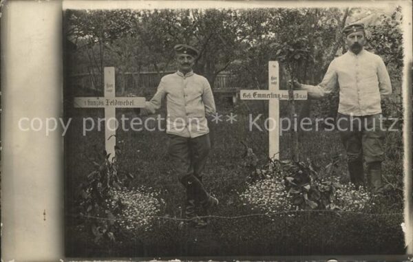 Militaria Tod Weltkrieg 1 Französische und Deutsche g