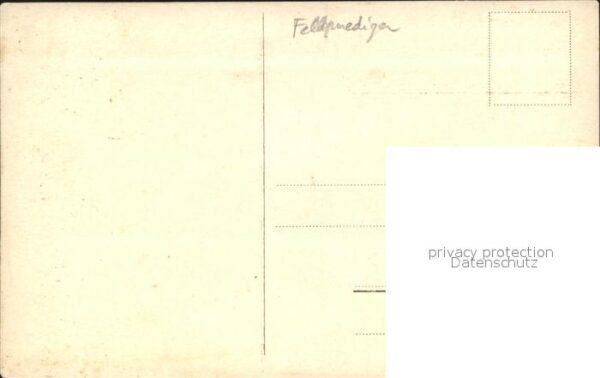 Militaria Tod Friedhof Weltkrieg 1 Feldprediger – Bild 2