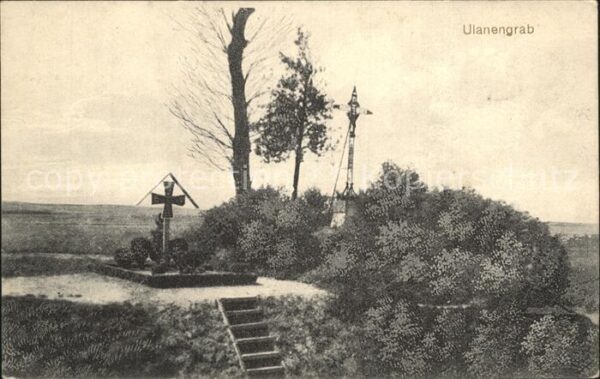 Militaria Tod Weltkrieg 1 Ulanengrab