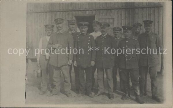 Militaria Eisenbahn Gruppenfoto Weltkrieg 1