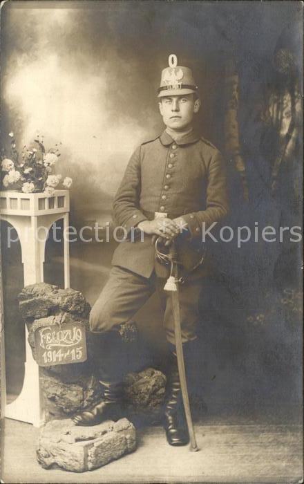 Militaria Eisenbahn Portrait Trainabteilung Weltkrieg 1