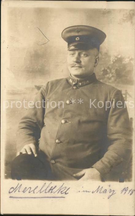 Militaria Eisenbahn Weltkrieg 1 Trainabt. Portrait