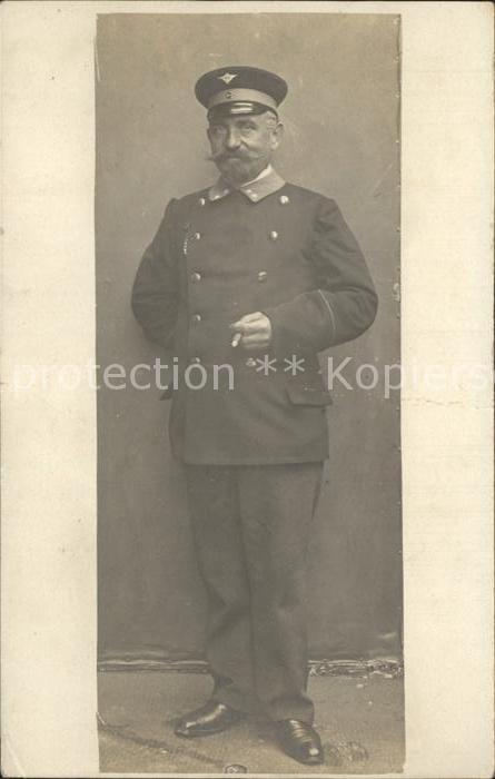 Militaria Eisenbahn Eisenbahn Regiment Portrait  Weltkrieg