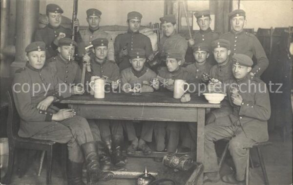 Militaria WK1 Gruppenfoto