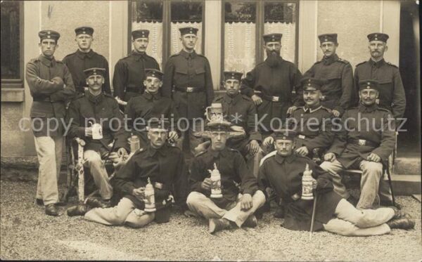 Militaria WK1 Gruppenfoto