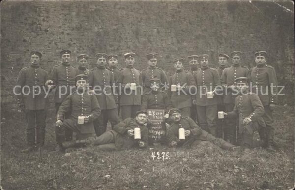 Militaria WK1 Gruppenfoto