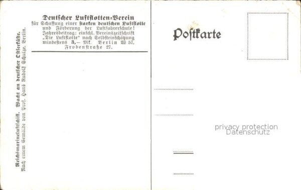 Schulze Hans-Rudolf Berlin Deutscher luftflottenverein Zeppelin WK – Bild 2