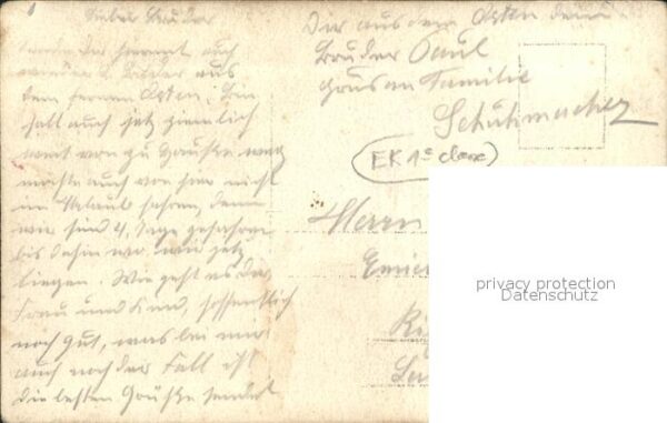 Militaria WK1 Portrait EK 1 klasse – Bild 2