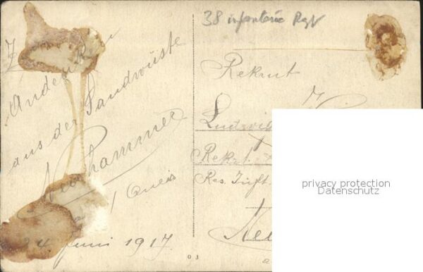 Neuhammer Queis Res.Regt 38 WK1 – Bild 2