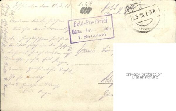 Militaria WK1 Garde Fussartillerie Regiment – Bild 2
