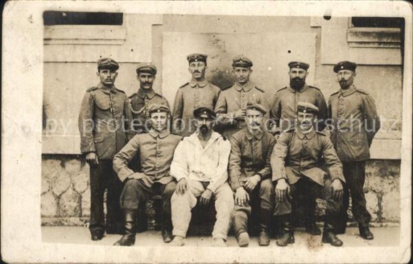 Militaria WK1 Gruppenfoto