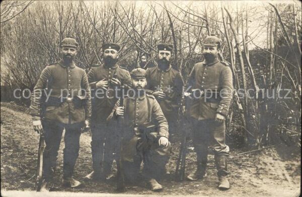 Militaria WK1 Gruppenfoto