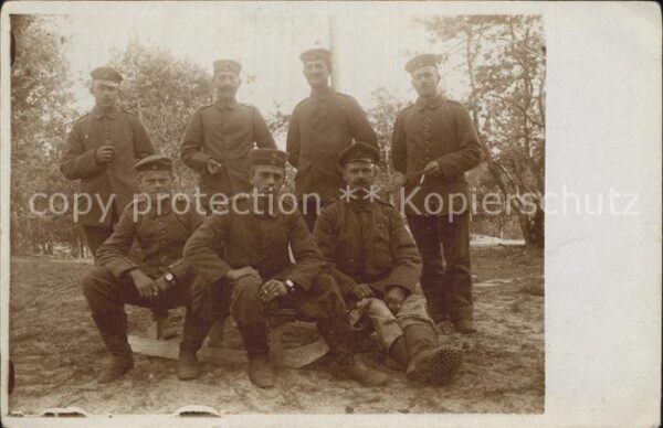 Militaria WK1 Gruppenfoto