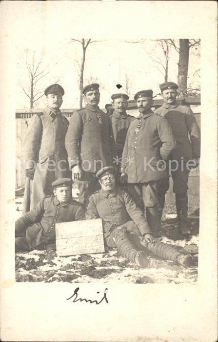 Militaria WK1 Gruppenfoto