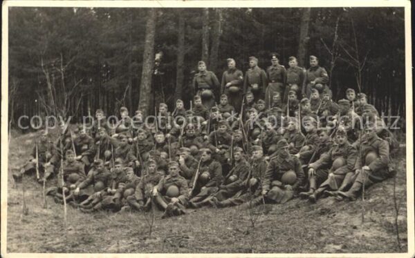 Militaria WK1 Gruppenfoto