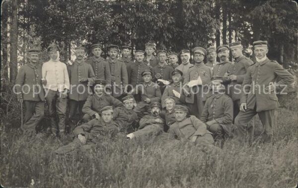 Militaria WK1 Gruppenfoto