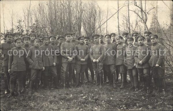 Militaria WK1 Gruppenfoto