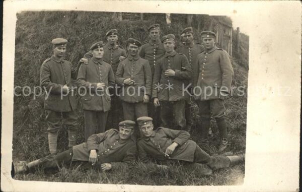 Militaria WK1 Gruppenfoto