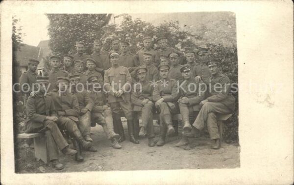 Militaria WK1 Gruppenfoto