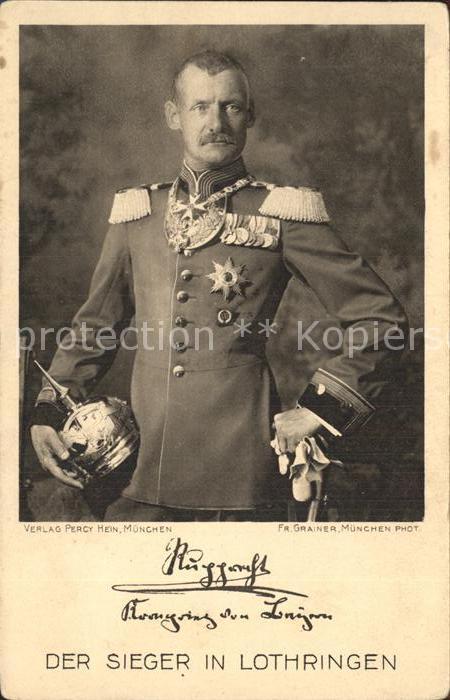 Adel Preussen Rupprecht Kronprinz von Bayern