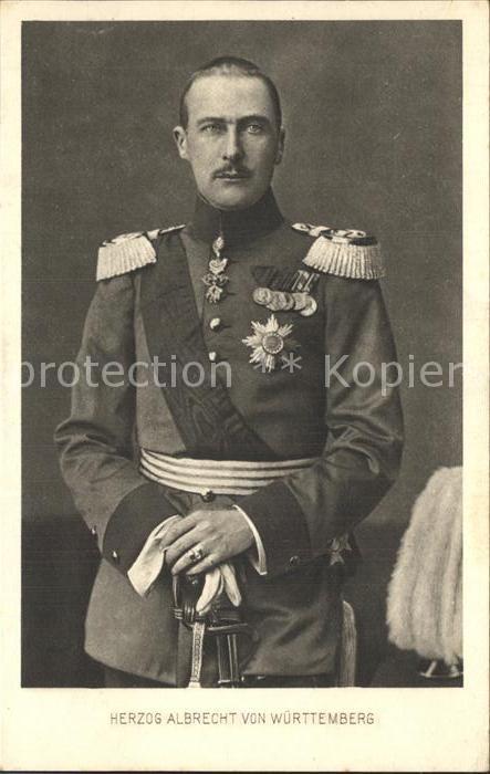 Adel Preussen Herzog Albrecht von Württemberg