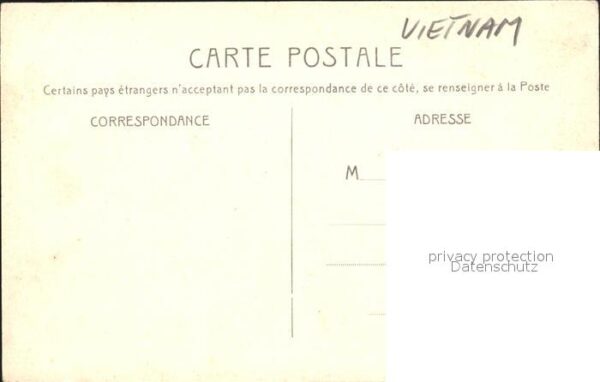 Cochinchine Vietnam Main d_un riche Annamite de Saigon – Bild 2