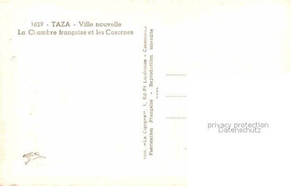 Taza Maroc La Chambre francaise et les Casernes – Bild 2