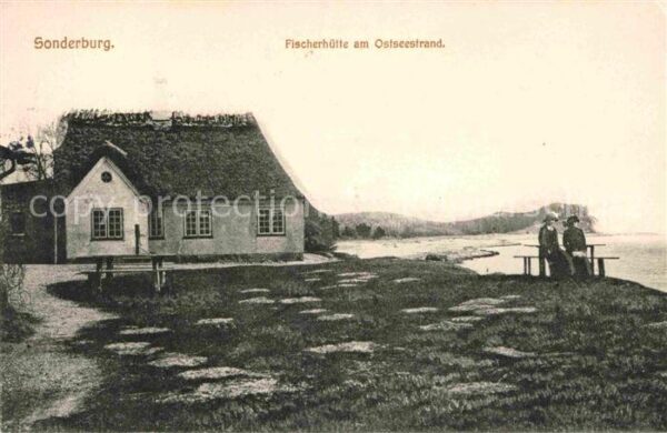 Sonderburg Fischerhütte am Ostseestrand