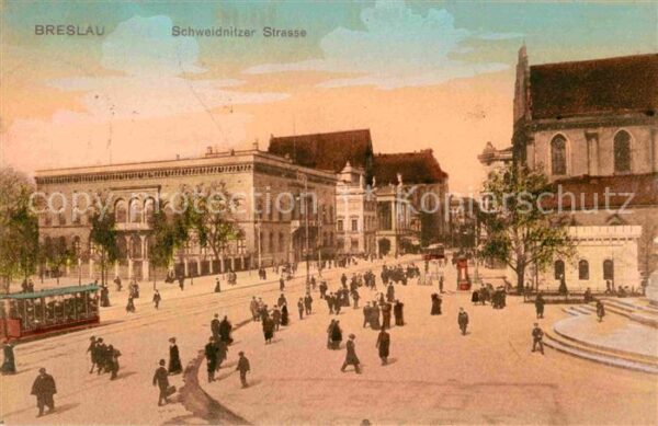 Breslau Niederschlesien Schweidschnitzer Strasse