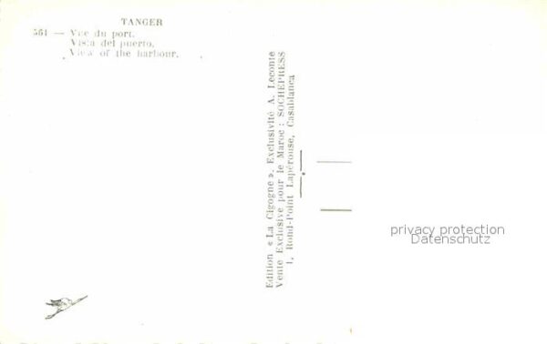 Tanger Tangier Tangiers Vue du port – Bild 2
