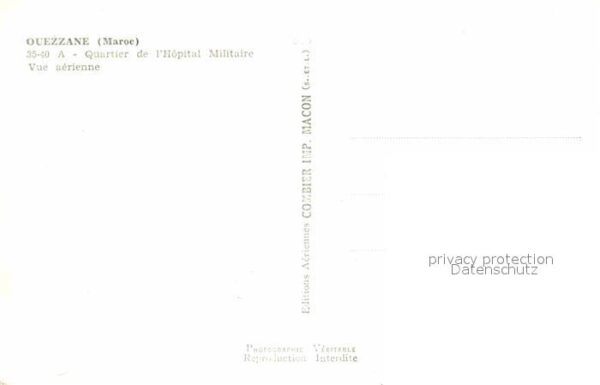 Ouezzan Quartier et l_Hopital Militaire Vue aer – Bild 2