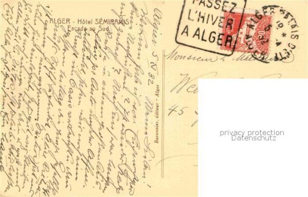 Alger Algerien Hotel Semiramis – Bild 2