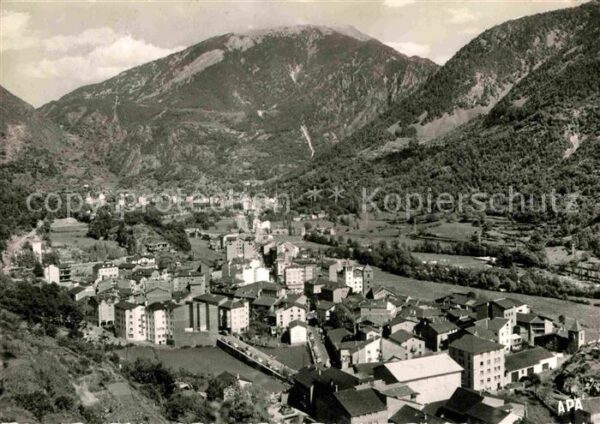 Andorra La Vella Vista General Al fons les Escaldes