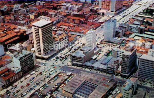 Bogota Colombia Fliegeraufnahme