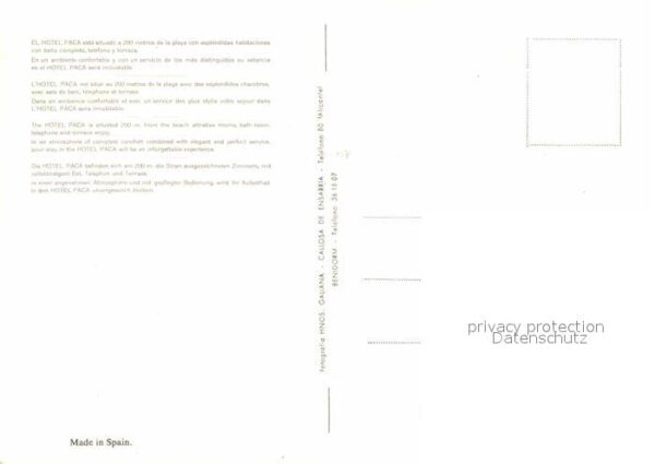 Benidorm Hotel Paca – Bild 2