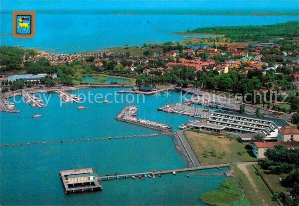Oeland Flygvy över Borgholms hamn