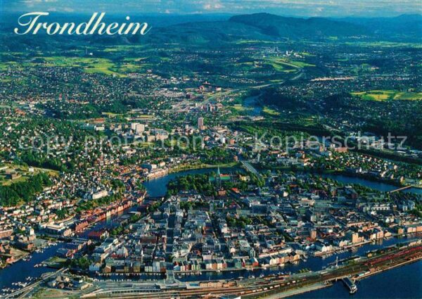 Trondheim Fliegeraufnahme
