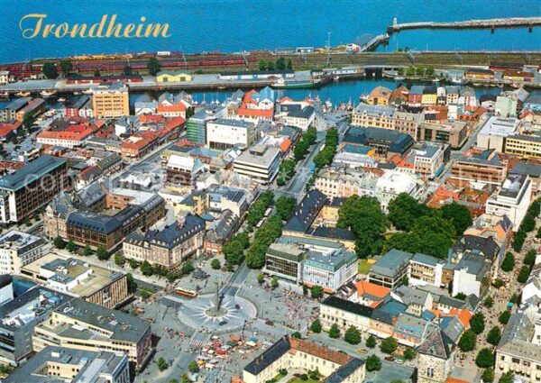 Trondheim Fliegeraufnahme