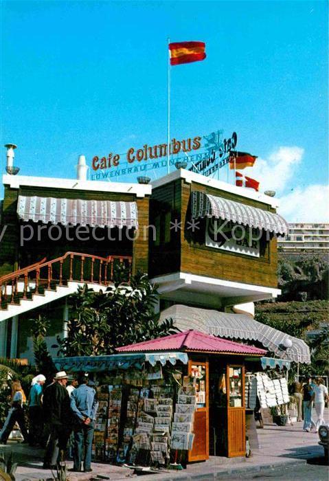 Puerto de la Luz Canarias Kiosco de Jefe y Cafe Columbus