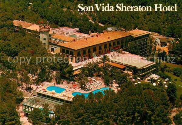 Palma de Mallorca Son Vida Sheraton Hotel Fliegeraufnahme