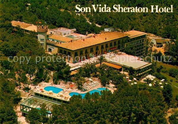 Palma de Mallorca Son Vida Sheraton Hotel Fliegeraufnahme