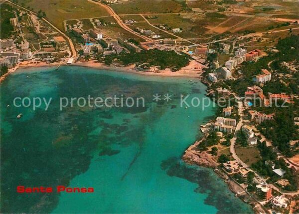 Santa Ponsa Mallorca Islas Baleares Fliegeraufnahme