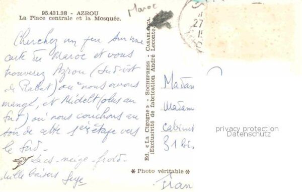 Azrou Marokko Zentral Platz – Bild 2