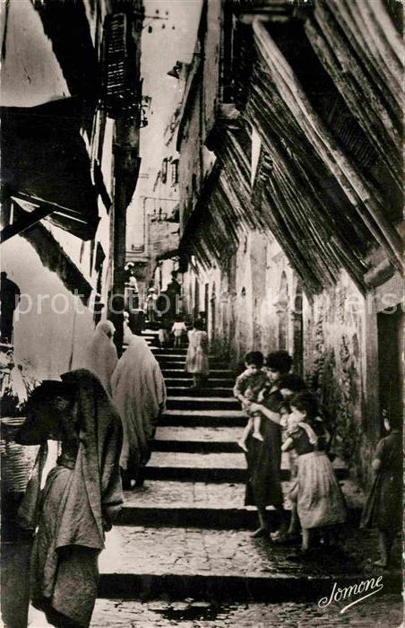 Alger Algerien Une rue de la Casbah